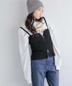 【ローリーズファーム/LOWRYS FARM】 マルチWAYZIPビスチェ人気、トレンドファッション・服の通販 founy(ファニー) ファッション Fashion レディースファッション WOMEN トップス・カットソー Tops/Tshirt ビスチェ Bustier おすすめ Recommend ビスチェ Bustier |ID:prp329100004166615