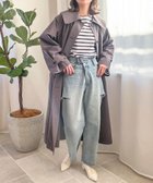 【ローリーズファーム/LOWRYS FARM】の【形を変化させて楽しめる】マルチWAYコート 人気、トレンドファッション・服の通販 founy(ファニー) ファッション Fashion レディースファッション WOMEN アウター Coat Outerwear コート Coats おすすめ Recommend ショート Short デニム Denim トレンド Trend ブルゾン Blouson thumbnail グレー18|ID: prp329100004166625 ipo3291000000028806925