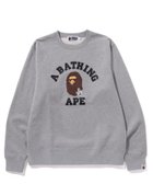 【その他のブランド/Other】のGO APE POINTER COLLEGE CREWNECK 人気、トレンドファッション・服の通販 founy(ファニー) ファッション Fashion メンズファッション MEN プリント Print ラバー Rubber thumbnail GRAY|ID: prp329100004166655 ipo3291000000028807389