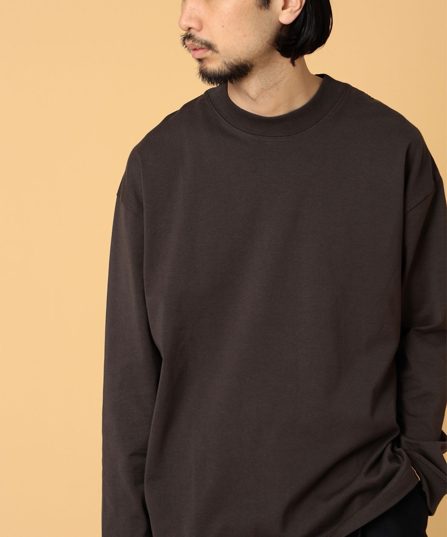 【その他のブランド/Other】のギザコットン スプレンダーツイスト クルー ロングTシャツ 人気、トレンドファッション・服の通販 founy(ファニー) 　ファッション　Fashion　メンズファッション　MEN　シンプル　Simple　スリット　Slit　フィット　Fit　ベーシック　Basic　ボックス　Box　リラックス　Relax　ロング　Long　人気　Popularity　長袖　Long Sleeve　 other-1|ID: prp329100004166671 ipo3291000000028807519