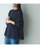 【コーエン/COEN】のワッシャーサテンドルマンブラウス NAVY|ID:prp329100004166749