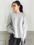 【コカ/COCA】のヤック風フワフワVネックプルオーバーニット 人気、トレンドファッション・服の通販 founy(ファニー) ファッション Fashion レディースファッション WOMEN トップス・カットソー Tops/Tshirt ニット Knit Tops プルオーバー Pullover Vネック V-Neck thumbnail Lt.gray|ID: prp329100004166800 ipo3291000000029091294