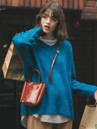 【コカ/COCA】のヤック風フワフワVネックプルオーバーニット Dk.Blue|ID: prp329100004166800 ipo3291000000029138396