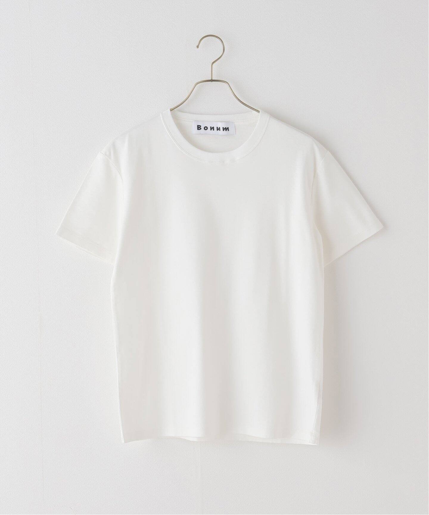 【ボナム/BONUM】のダブルジャージレギュラーTシャツ 人気、トレンドファッション・服の通販 founy(ファニー) 　ファッション　Fashion　レディースファッション　WOMEN　アウター　Coat Outerwear　トップス・カットソー　Tops/Tshirt　シャツ/ブラウス　Shirts/Blouses　ロング / Tシャツ　T-Shirts　ベスト/ジレ　Gilets/Vests　ストレッチ　Stretch　ボトム　Bottom　 other-1|ID: prp329100004166818 ipo3291000000028868206