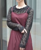 【アクシーズファム/axes femme】のラウンドネックレースインナー 人気、トレンドファッション・服の通販 founy(ファニー) ファッション Fashion レディースファッション WOMEN おすすめ Recommend インナー Inner エレガント 上品 Elegant シアー Sheer デコルテ Decolletage パール Pearl ビジュー Bijou レース Race 半袖 Short Sleeve 夏 Summer 長袖 Long Sleeve thumbnail 黒|ID: prp329100004166841 ipo3291000000028810049