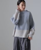 【ナノ ユニバース/nano universe】のシャドーストライプニットプルオーバー 人気、トレンドファッション・服の通販 founy(ファニー) ファッション Fashion レディースファッション WOMEN トップス・カットソー Tops/Tshirt ニット Knit Tops プルオーバー Pullover ウォッシャブル Washable シャドー Shadow ショート Short ストライプ Stripe バランス Balance フラット Flat ワイド Wide 2024年 2024 2024-2025秋冬・A/W Aw/Autumn/Winter/Fw/Fall/2024-2025 thumbnail ブルー|ID: prp329100004166936 ipo3291000000028811199