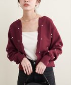 【ナチュラルクチュール/natural couture】の【Web限定】パールドットスカラップカーデ 人気、トレンドファッション・服の通販 founy(ファニー) ファッション Fashion レディースファッション WOMEN 2024年 2024 2024-2025秋冬・A/W Aw/Autumn/Winter/Fw/Fall/2024-2025 おすすめ Recommend カーディガン Cardigan スカラップ Scalloped ストレッチ Stretch スラックス Slacks パール Pearl フレア Flare レース Race エレガント 上品 Elegant 秋 Autumn/Fall thumbnail レッド|ID: prp329100004166943 ipo3291000000029214304