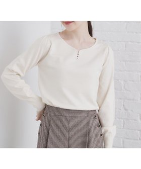 【インデックス/INDEX】の《5color/XS-LLsize》パール調デザインハートネックニット【洗濯機洗い可】 人気、トレンドファッション・服の通販 founy(ファニー) ファッション Fashion レディースファッション WOMEN トップス・カットソー Tops/Tshirt ニット Knit Tops インナー Inner ギャザー Gather ジャケット Jacket スリーブ Sleeve デコルテ Decolletage バランス Balance パール Pearl フェミニン Feminine フロント Front エレガント 上品 Elegant |ID:prp329100004166991