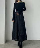 【ジュノア/JUNOAH】のLouere ツイードフレアスカート 人気、トレンドファッション・服の通販 founy(ファニー) ファッション Fashion レディースファッション WOMEN スカート Skirt Aライン/フレアスカート Flared A-Line Skirts thumbnail ブラック|ID: prp329100004167607 ipo3291000000028823749