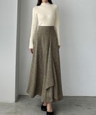 【ジュノア/JUNOAH】のLouere ツイードフレアスカート 人気、トレンドファッション・服の通販 founy(ファニー) ファッション Fashion レディースファッション WOMEN スカート Skirt Aライン/フレアスカート Flared A-Line Skirts thumbnail ブラウン|ID: prp329100004167607 ipo3291000000028823750