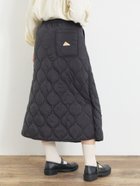 【サマンサモスモス/Samansa Mos2】の【KELTY*Samansa Mos2】キルティング巻きスカート 人気、トレンドファッション・服の通販 founy(ファニー) ファッション Fashion レディースファッション WOMEN スカート Skirt キルティング Quilting ポケット Pocket 防寒 Cold Protection thumbnail ブラック|ID: prp329100004167635 ipo3291000000028823952