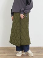 【サマンサモスモス/Samansa Mos2】の【KELTY*Samansa Mos2】キルティング巻きスカート 人気、トレンドファッション・服の通販 founy(ファニー) ファッション Fashion レディースファッション WOMEN スカート Skirt キルティング Quilting ポケット Pocket 防寒 Cold Protection thumbnail カーキ|ID: prp329100004167635 ipo3291000000028823954