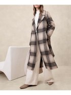 【バナナリパブリック ファクトリーストア/BANANA REPUBLIC FACTORY STORE】のBANANA REPUBLIC FACTORY STORE DOUBLE-FACED WOOL PLAID TIE WAIST WRAP COAT 人気、トレンドファッション・服の通販 founy(ファニー) ファッション Fashion レディースファッション WOMEN アウター Coat Outerwear コート Coats thumbnail WHITE_PLAID|ID: prp329100004167685 ipo3291000000028824428