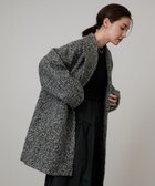 【ナージー/NERGY】のシャギービッグカラーコート 人気、トレンドファッション・服の通販 founy(ファニー) ファッション Fashion レディースファッション WOMEN アウター Coat Outerwear コート Coats スウェット Sweat ストール Stall チェスターコート Chester Coat フォルム Form ミドル Middle メランジ Melange ワイド Wide 冬 Winter thumbnail ブラック(01)|ID: prp329100004167736 ipo3291000000028824901