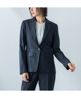 【ロートレ アモン/LAUTRE AMONT】のバハリエテーラージャケット≪セットアップ対応≫ 人気、トレンドファッション・服の通販 founy(ファニー) ファッション Fashion レディースファッション WOMEN アウター Coat Outerwear ジャケット Jackets シェイプ Shape ジャケット Jacket ストレッチ Stretch ストレート Straight スーツ Suit セットアップ Set Up ハンド Hand |ID:prp329100004167740