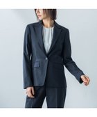 【ロートレ アモン/LAUTRE AMONT】のバハリエテーラージャケット≪セットアップ対応≫ 人気、トレンドファッション・服の通販 founy(ファニー) ファッション Fashion レディースファッション WOMEN アウター Coat Outerwear ジャケット Jackets シェイプ Shape ジャケット Jacket ストレッチ Stretch ストレート Straight スーツ Suit セットアップ Set Up ハンド Hand thumbnail ダークネイビー|ID: prp329100004167740 ipo3291000000028824945