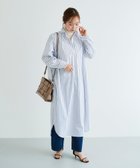 【ルクールブラン/le.coeur blanc】の《WEB限定アイテム》ストライプスキッパーシャツワンピース 人気、トレンドファッション・服の通販 founy(ファニー) ファッション Fashion レディースファッション WOMEN ワンピース Dress シャツワンピース Shirt Dresses おすすめ Recommend インナー Inner スキッパー Skipper ストライプ Stripe ダブル Double ボトム Bottom ワイド Wide thumbnail オフ/柄|ID: prp329100004167757 ipo3291000000028825087