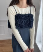 【ジュノア/JUNOAH】のフリルセットマーメイドキャミワンピース ネイビー|ID: prp329100004167790 ipo3291000000028825350