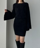 【ジュノア/JUNOAH】のLouere ミニニットワンピース 人気、トレンドファッション・服の通販 founy(ファニー) ファッション Fashion レディースファッション WOMEN ワンピース Dress ニットワンピース Knit Dresses thumbnail ブラック|ID: prp329100004167792 ipo3291000000028825358