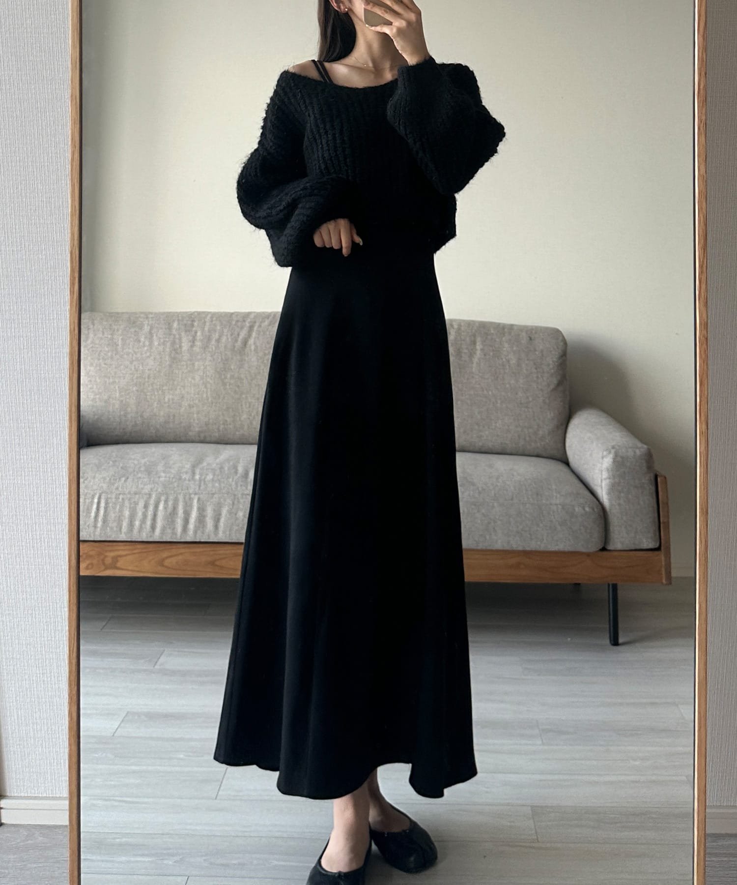 【ジュノア/JUNOAH】のLouere ニットトップス+ワンピース 人気、トレンドファッション・服の通販 founy(ファニー) 　ファッション　Fashion　レディースファッション　WOMEN　ワンピース　Dress　アクリル　Acrylic　 other-1|ID: prp329100004167805 ipo3291000000028825434