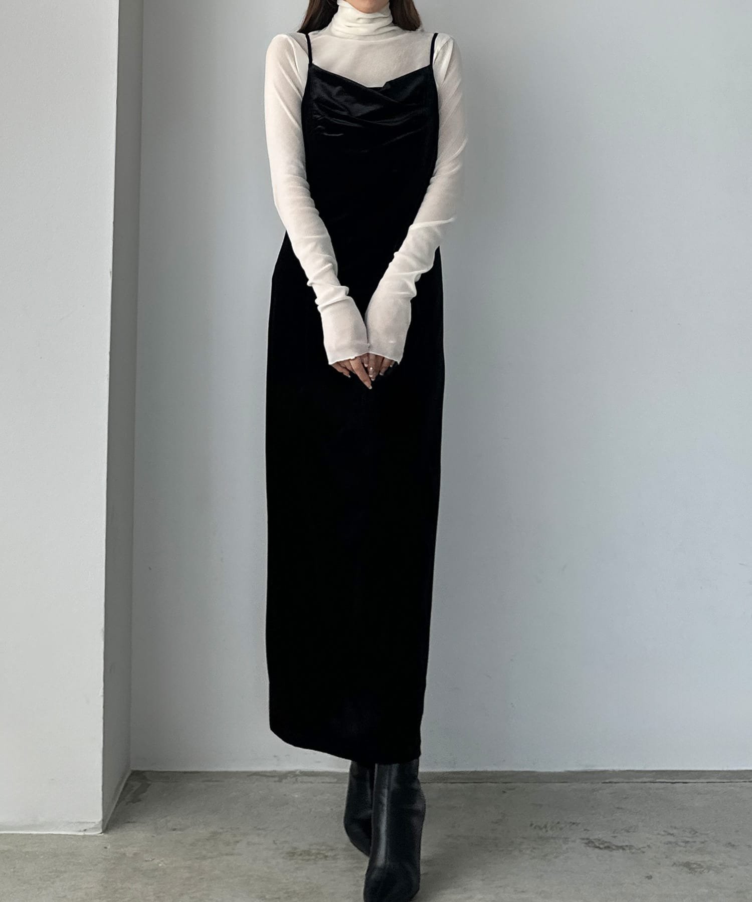 【ジュノア/JUNOAH】のLouere タイトキャミワンピース 人気、トレンドファッション・服の通販 founy(ファニー) 　ファッション　Fashion　レディースファッション　WOMEN　ワンピース　Dress　キャミワンピース　No Sleeve Dresses　 other-1|ID: prp329100004167806 ipo3291000000028825445