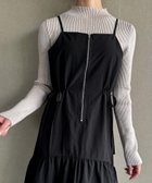 【ジュノア/JUNOAH】のフロントジップサイドリボンワンピース 人気、トレンドファッション・服の通販 founy(ファニー) ファッション Fashion レディースファッション WOMEN ワンピース Dress thumbnail ブラック|ID: prp329100004167810 ipo3291000000028825465