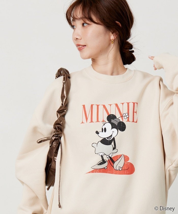 【フリークスストア/FREAK'S STORE】の別注/Mickey Mouse Minnie Mouse/ミッキーマウス ミニーマウス ハートプリントスウェット【限定展開】 24AW インテリア・キッズ・メンズ・レディースファッション・服の通販 founy(ファニー) https://founy.com/ ファッション Fashion レディースファッション WOMEN トップス・カットソー Tops/Tshirt パーカ Sweats スウェット Sweat 2024年 2024 2024-2025秋冬・A/W Aw/Autumn/Winter/Fw/Fall/2024-2025 A/W・秋冬 Aw・Autumn/Winter・Fw・Fall-Winter 冬 Winter おすすめ Recommend キャラクター Character スウェット Sweat スペシャル Special プリント Print ヴィンテージ Vintage 別注 Special Order |ID: prp329100004167894 ipo3291000000029113238