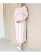 【ジェラート ピケ/gelato pique】のフレンチレーヨンロゴワンピース 人気、トレンドファッション・服の通販 founy(ファニー) ファッション Fashion レディースファッション WOMEN ワンピース Dress なめらか Smooth グラフィック Graphic プリント Print ロング Long thumbnail PNK[066]|ID: prp329100004168095 ipo3291000000028828883