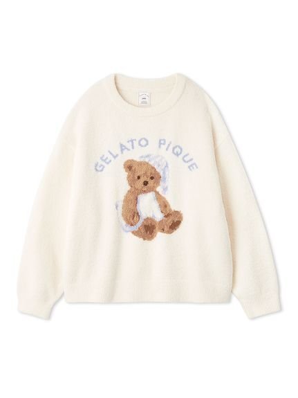 【ジェラート ピケ/gelato pique】のGOOD NIGHT BEAR ジャガードプルオーバー 人気、トレンドファッション・服の通販 founy(ファニー) 　ファッション　Fashion　レディースファッション　WOMEN　トップス・カットソー　Tops/Tshirt　プルオーバー　Pullover　ショート　Short　ロング　Long　 other-1|ID: prp329100004168097 ipo3291000000028828905