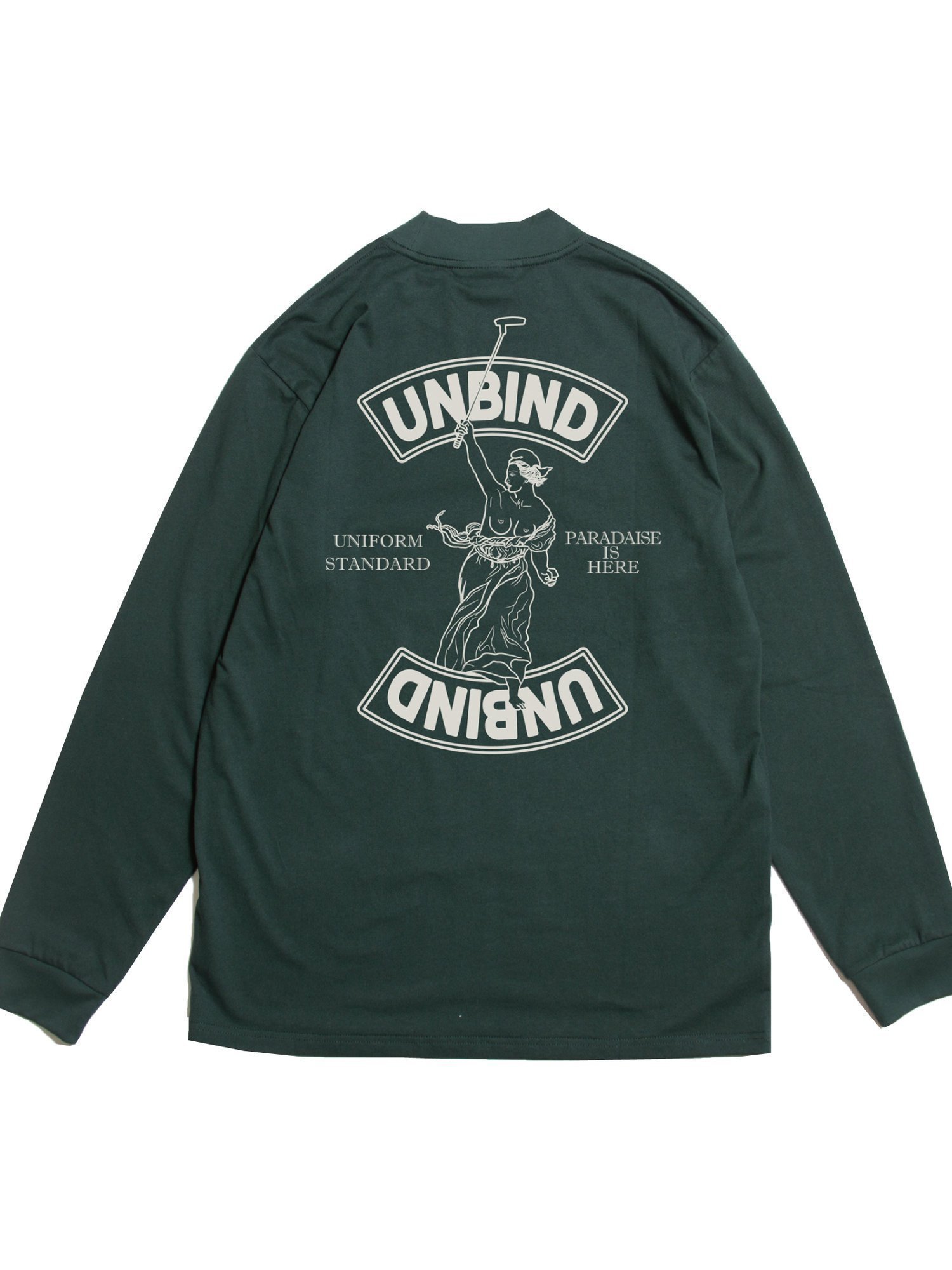 【その他のブランド/Other】の【UNBIND】REVO MOCK LONG TEE インテリア・キッズ・メンズ・レディースファッション・服の通販 founy(ファニー) 　ファッション　Fashion　レディースファッション　WOMEN　インナー　Inner　ゴルフ　Golf　ベーシック　Basic　モックネック　Mock Neck　ロング　Long　グリーン|ID: prp329100004168127 ipo3291000000028829298