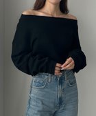 【ジュノア/JUNOAH】のLouere 2wayスウェット 人気、トレンドファッション・服の通販 founy(ファニー) ファッション Fashion レディースファッション WOMEN トップス・カットソー Tops/Tshirt パーカ Sweats スウェット Sweat スウェット Sweat thumbnail ブラック|ID: prp329100004168137 ipo3291000000028829484