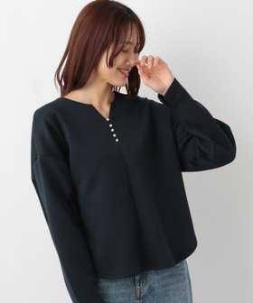 【グローバルワーク/GLOBAL WORK】のライトクッションパールプルオーバー/115492 人気、トレンドファッション・服の通販 founy(ファニー) ファッション Fashion レディースファッション WOMEN トップス・カットソー Tops/Tshirt プルオーバー Pullover クッション Cushion ネックレス Necklace パール Pearl ワイド Wide エレガント 上品 Elegant 人気 Popularity 軽量 Lightweight |ID:prp329100004168189