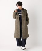 【アフタヌーンティー リビング/Afternoon Tea LIVING】のタータンチェック柄キルトロングコート/Afternoon Tea Original Tartans 人気、トレンドファッション・服の通販 founy(ファニー) ファッション Fashion レディースファッション WOMEN アウター Coat Outerwear コート Coats アクセサリー Accessories インナー Inner キルティング Quilting キルト Quilt シンプル Simple スリット Slit チェック Check フロント Front 防寒 Cold Protection マフラー Scarf ロング Long thumbnail カーキ|ID: prp329100004168749 ipo3291000000028944267