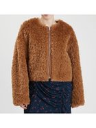 【ファーファー/FURFUR】の【WEB・一部店舗限定カラー】リバーシブルエコファーブルゾン 人気、トレンドファッション・服の通販 founy(ファニー) ファッション Fashion レディースファッション WOMEN アウター Coat Outerwear ブルゾン Blouson/Jackets スエード Suede ボンディング Bonding マフラー Scarf リバーシブル Reversible thumbnail BRW[058]|ID: prp329100004168756 ipo3291000000028944335