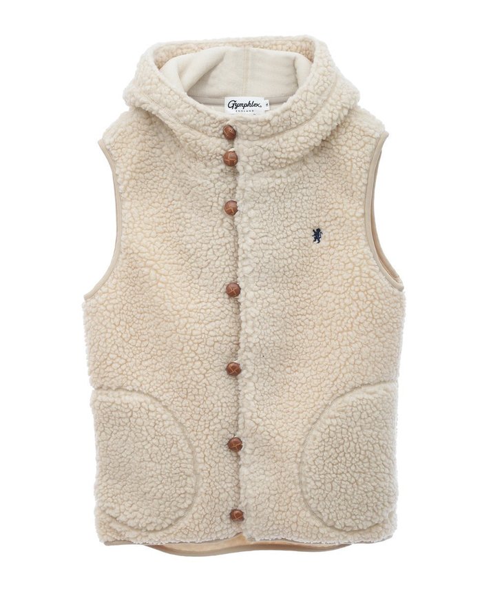 【メルローズ クレール/MELROSE claire】の【Gymphlex/ジムフレックス】BOA HOODED VEST インテリア・キッズ・メンズ・レディースファッション・服の通販 founy(ファニー) https://founy.com/ ファッション Fashion レディースファッション WOMEN アウター Coat Outerwear トップス・カットソー Tops/Tshirt ベスト/ジレ Gilets/Vests アウトドア Outdoor ショーツ Shorts スポーツ Sports 定番 Standard フロント Front ベスト Vest |ID: prp329100004168762 ipo3291000000028944470