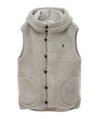 【メルローズ クレール/MELROSE claire】の【Gymphlex/ジムフレックス】BOA HOODED VEST グレイッシュベージュ|ID: prp329100004168762 ipo3291000000028944475