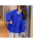 【ミニミニストア/miniministore】のジャケット フェイクダウン レディース 人気、トレンドファッション・服の通販 founy(ファニー) ファッション Fashion レディースファッション WOMEN アウター Coat Outerwear ジャケット Jackets A/W・秋冬 Aw・Autumn/Winter・Fw・Fall-Winter ショート Short ジャケット Jacket スタンド Stand バランス Balance ブルゾン Blouson 冬 Winter 防寒 Cold Protection thumbnail ブルー|ID: prp329100004168777 ipo3291000000028842118