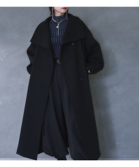 【ハレ/HARE】のウーリーテックBIGカラーロングコート 人気、トレンドファッション・服の通販 founy(ファニー) ファッション Fashion レディースファッション WOMEN アウター Coat Outerwear コート Coats インナー Inner スタンド Stand スリーブ Sleeve タートル Turtle ハイネック High Neck ビッグ Big ロング Long |ID:prp329100004168821