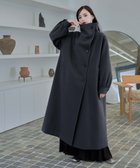 【ハレ/HARE】のウーリーテックBIGカラーロングコート 人気、トレンドファッション・服の通販 founy(ファニー) ファッション Fashion レディースファッション WOMEN アウター Coat Outerwear コート Coats インナー Inner スタンド Stand スリーブ Sleeve タートル Turtle ハイネック High Neck ビッグ Big ロング Long thumbnail グレー18|ID: prp329100004168821 ipo3291000000028842500