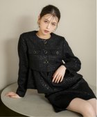 【ノエラ/Noela】のスパンコールツイードジャケット 人気、トレンドファッション・服の通販 founy(ファニー) ファッション Fashion レディースファッション WOMEN アウター Coat Outerwear ジャケット Jackets ジャケット Jacket スパンコール Sequins セットアップ Set Up ツイード Tweed ペプラム Peplum ポケット Pocket 切替 Switching thumbnail ブラック|ID: prp329100004168877 ipo3291000000028843012