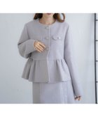 【ノエラ/Noela】のスパンコールツイードジャケット 人気、トレンドファッション・服の通販 founy(ファニー) ファッション Fashion レディースファッション WOMEN アウター Coat Outerwear ジャケット Jackets ジャケット Jacket スパンコール Sequins セットアップ Set Up ツイード Tweed ペプラム Peplum ポケット Pocket 切替 Switching thumbnail ライトグレー|ID: prp329100004168877 ipo3291000000028843015