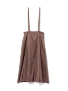 【その他のブランド/Other】のBEAMS HEART / サスペンダー付き サテンフレアスカート MOCHA|ID: prp329100004168890 ipo3291000000028843117