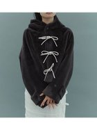 【ファーファー/FURFUR】のリボンショートダッフルコート 人気、トレンドファッション・服の通販 founy(ファニー) ファッション Fashion レディースファッション WOMEN アウター Coat Outerwear コート Coats ダッフルコート Duffle Coats フェミニン Feminine ボンディング Bonding リボン Ribbon thumbnail CGRY[007]|ID: prp329100004168935 ipo3291000000028843400