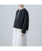 【かぐれ/kagure / URBAN RESEARCH】のクルーネックジャケット 人気、トレンドファッション・服の通販 founy(ファニー) ファッション Fashion レディースファッション WOMEN アウター Coat Outerwear ジャケット Jackets 2024年 2024 2024-2025秋冬・A/W Aw/Autumn/Winter/Fw/Fall/2024-2025 A/W・秋冬 Aw・Autumn/Winter・Fw・Fall-Winter 冬 Winter カーディガン Cardigan コンパクト Compact ジャケット Jacket ポケット Pocket 春 Spring 秋 Autumn/Fall thumbnail BLACK|ID: prp329100004168956 ipo3291000000028843501