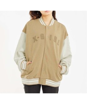 【エックスガール/X-girl】のSWEAT VARSITY JACKET アウター X-girl 人気、トレンドファッション・服の通販 founy(ファニー) ファッション Fashion レディースファッション WOMEN アウター Coat Outerwear ジャケット Jackets トップス・カットソー Tops/Tshirt パーカ Sweats スウェット Sweat ビッグ Big フェルト Felt ロング Long 春 Spring |ID:prp329100004168969