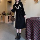 【ミニミニストア/miniministore】のコーデュロイワンピース レイヤード風秋冬 人気、トレンドファッション・服の通販 founy(ファニー) ファッション Fashion レディースファッション WOMEN ワンピース Dress A/W・秋冬 Aw・Autumn/Winter・Fw・Fall-Winter コーデュロイ Corduroy スタイリッシュ Stylish トレンド Trend ロング Long 今季 This Season 長袖 Long Sleeve thumbnail ブラック|ID: prp329100004168978 ipo3291000000028843681