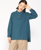 【クロコダイル/CROCODILE】のCROCODILE LADIES/バンドカラー ギンガム チュニック 人気、トレンドファッション・服の通販 founy(ファニー) ファッション Fashion レディースファッション WOMEN トップス・カットソー Tops/Tshirt ギンガム Gingham チェック Check チュニック Tunic thumbnail グリーン|ID: prp329100004168992 ipo3291000000028843787