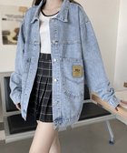 【ミニミニストア/miniministore】のデニムジャケット レディースGジャン韓国 人気、トレンドファッション・服の通販 founy(ファニー) ファッション Fashion レディースファッション WOMEN アウター Coat Outerwear ジャケット Jackets デニムジャケット Denim Jackets A/W・秋冬 Aw・Autumn/Winter・Fw・Fall-Winter アウトドア Outdoor ジャケット Jacket デニム Denim バランス Balance ポケット Pocket ワーク Work 冬 Winter 羽織 Haori thumbnail サックス|ID: prp329100004169005 ipo3291000000028843902