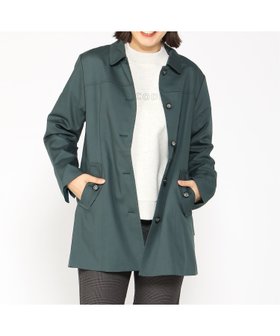 【クロコダイル/CROCODILE】のCROCODILE LADIES/コットンライク ステンカラーコート 人気、トレンドファッション・服の通販 founy(ファニー) ファッション Fashion レディースファッション WOMEN アウター Coat Outerwear コート Coats |ID:prp329100004169016