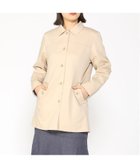 【クロコダイル/CROCODILE】のCROCODILE LADIES/コットンライク ステンカラーコート 人気、トレンドファッション・服の通販 founy(ファニー) ファッション Fashion レディースファッション WOMEN アウター Coat Outerwear コート Coats thumbnail ベージュ|ID: prp329100004169016 ipo3291000000028843958